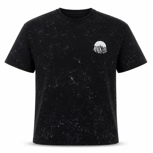 Dunnes Stores Men's Black Minds Eye Medium Relaxed Fit Graphic T-Shirt