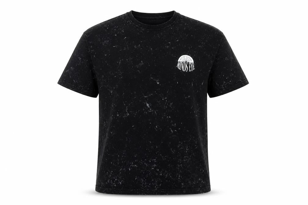 Dunnes Stores Men's Black Minds Eye Medium Relaxed Fit Graphic T-Shirt