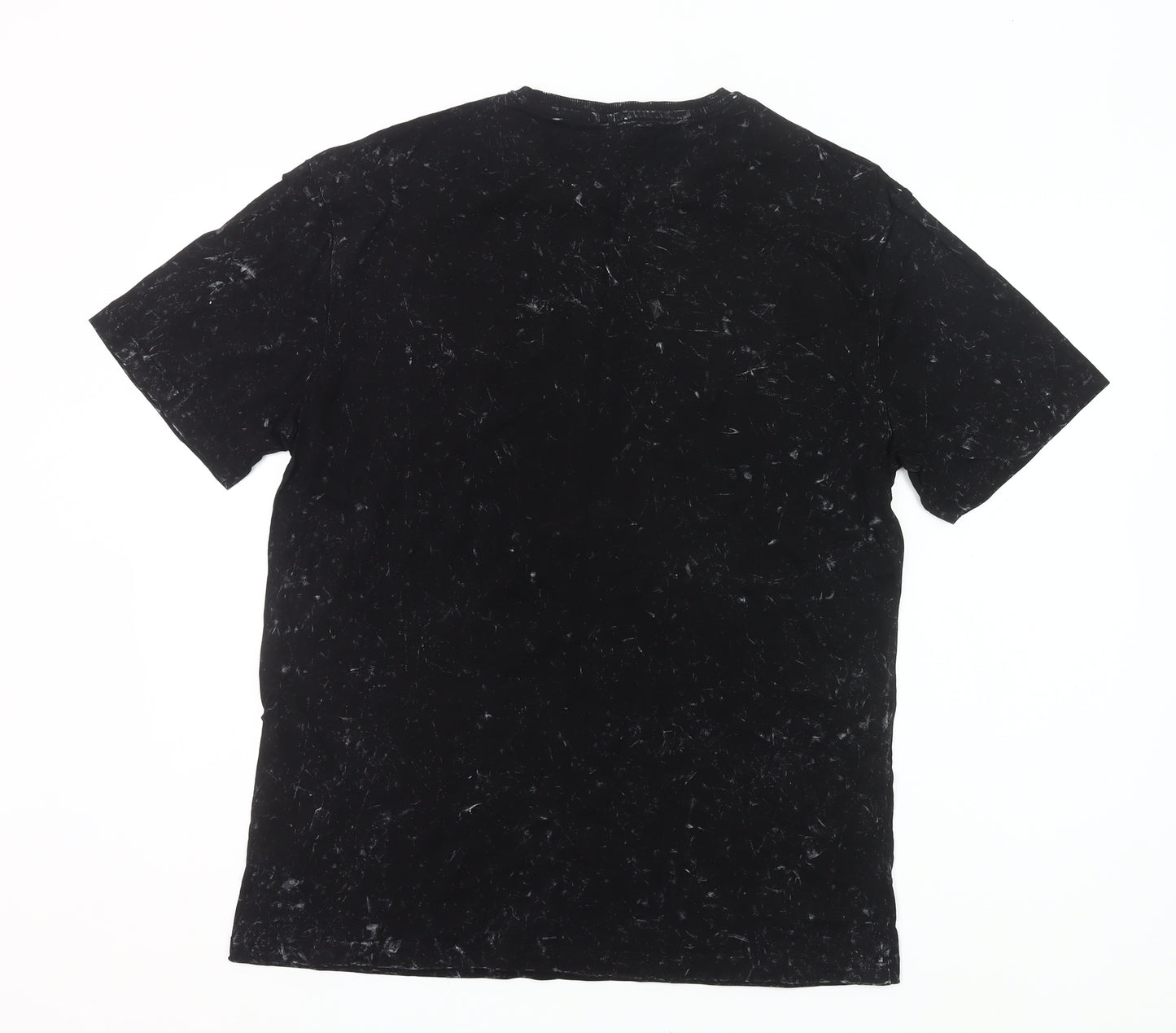 Dunnes Stores Men's Black Minds Eye Medium Relaxed Fit Graphic T-Shirt
