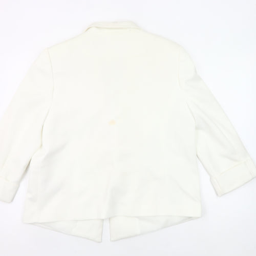 Principles by Ben de Lisi Women’s White Blazer Size 18 Workwear Jacket