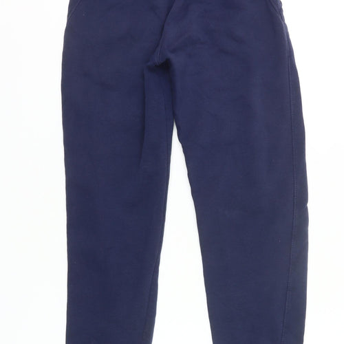 Nike Boys Blue Jogger Sweatpants 11-12Y Elastic Waist Pockets Sportswear