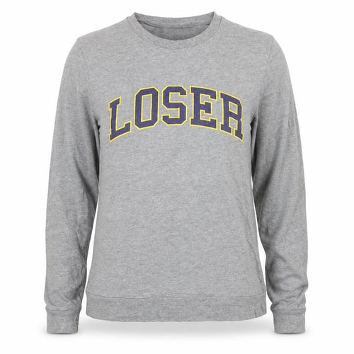 Topman Unisex Grey Jumper M Crew Neck Pullover Funny Graphic