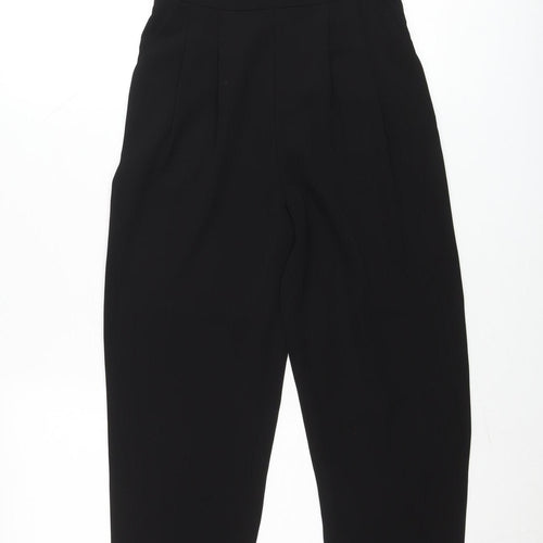 H&M Women Black Strapless Jumpsuit Size 4 Slim Fit Sweetheart Neckline