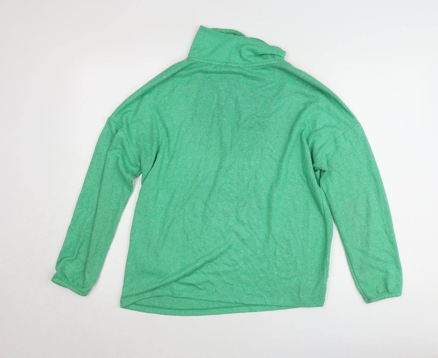 Cecil Women's Green Roll Neck Pullover Jumper Small Regular Fit