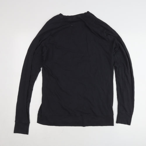 Marks and Spencer Men’s Black Cotton Modal Pullover Jumper Size M