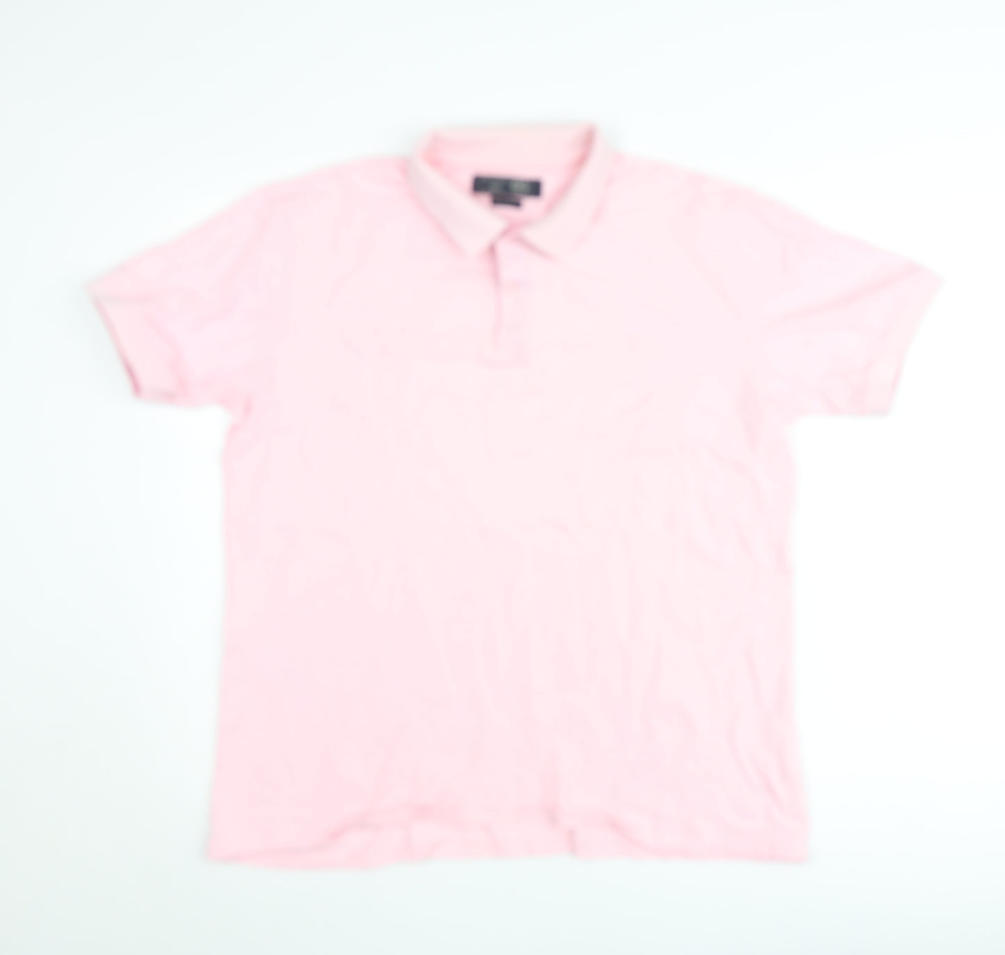 Paul Costelloe Men’s Pink Cotton Polo Shirt Regular Fit M