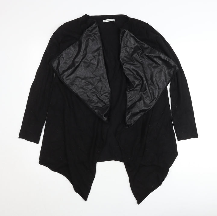 Zara Women’s Black Long Sleeve Open Knit Cardigan L