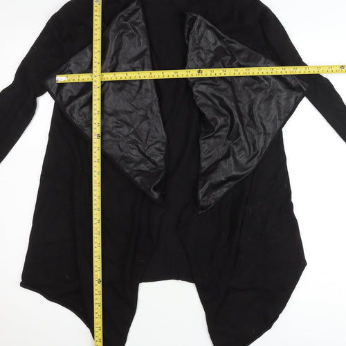Zara Women’s Black Long Sleeve Open Knit Cardigan L
