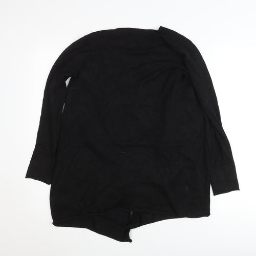Zara Women’s Black Long Sleeve Open Knit Cardigan L