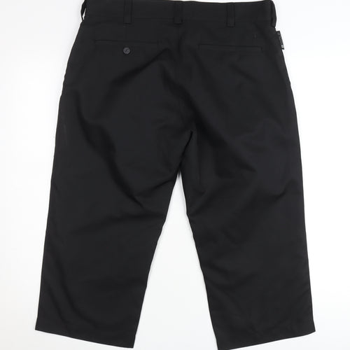 Golf Black Capri Trousers Unisex Adults Size 14 Polyester
