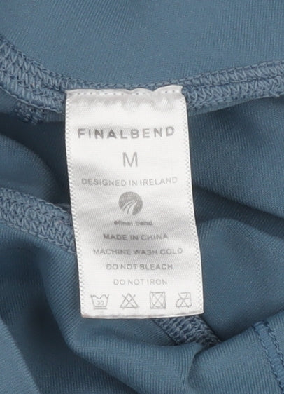 Final Bend Women’s Blue High Rise Ankle Leggings Size M