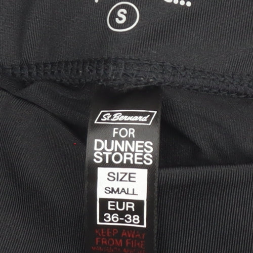 Dunnes Stores Women’s Black Multicolour Capri Leggings Size 8-10