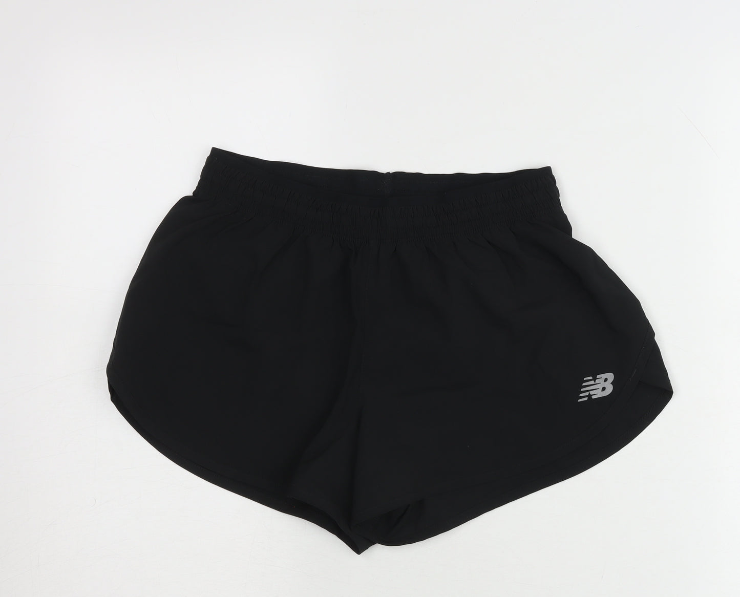 New Balance Womens Black S Athletic Running Gym Shorts
