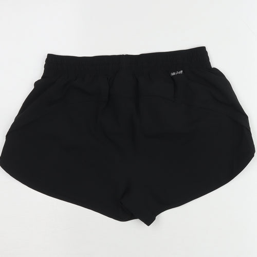 New Balance Womens Black S Athletic Running Gym Shorts