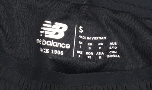 New Balance Womens Black S Athletic Running Gym Shorts