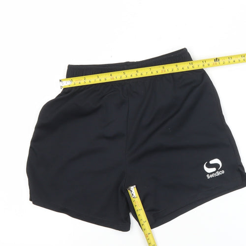 Sondico Boys Black 5-6 Years Athletic Football Gym Shorts Polyester