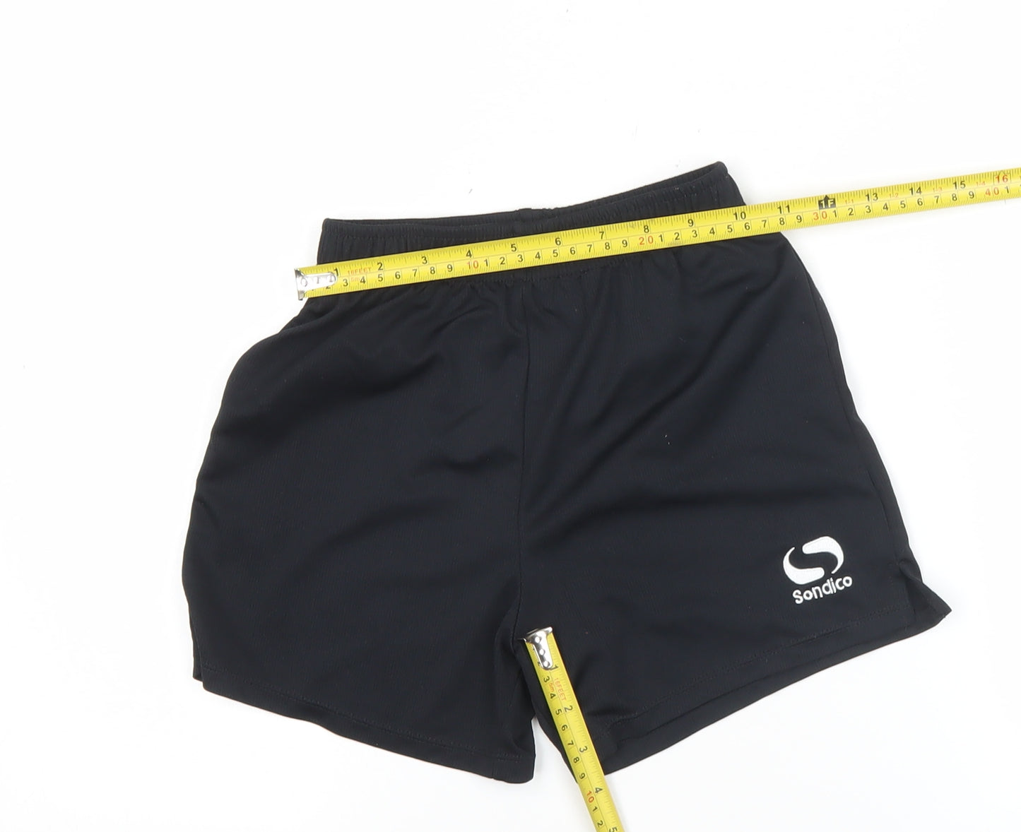 Sondico Boys Black 5-6 Years Athletic Football Gym Shorts Polyester