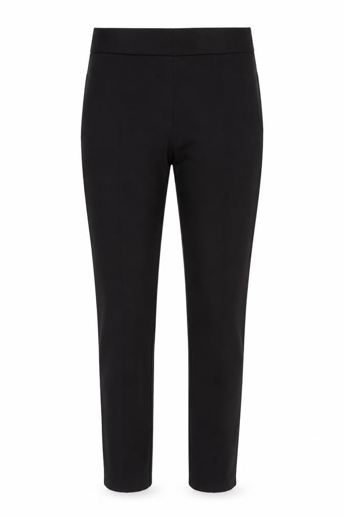 Front view of H&M Women’s Black Slim Fit Work Trousers S Regular
