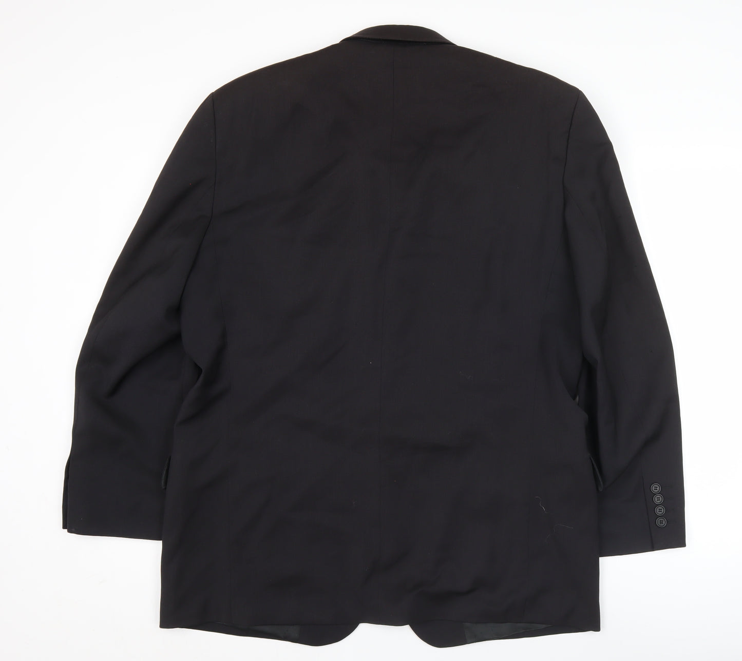 Pierre Cardin Men’s Black 42R Suit Jacket Notch Lapel Classic