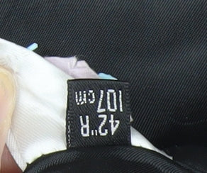 Pierre Cardin Men’s Black 42R Suit Jacket Notch Lapel Classic