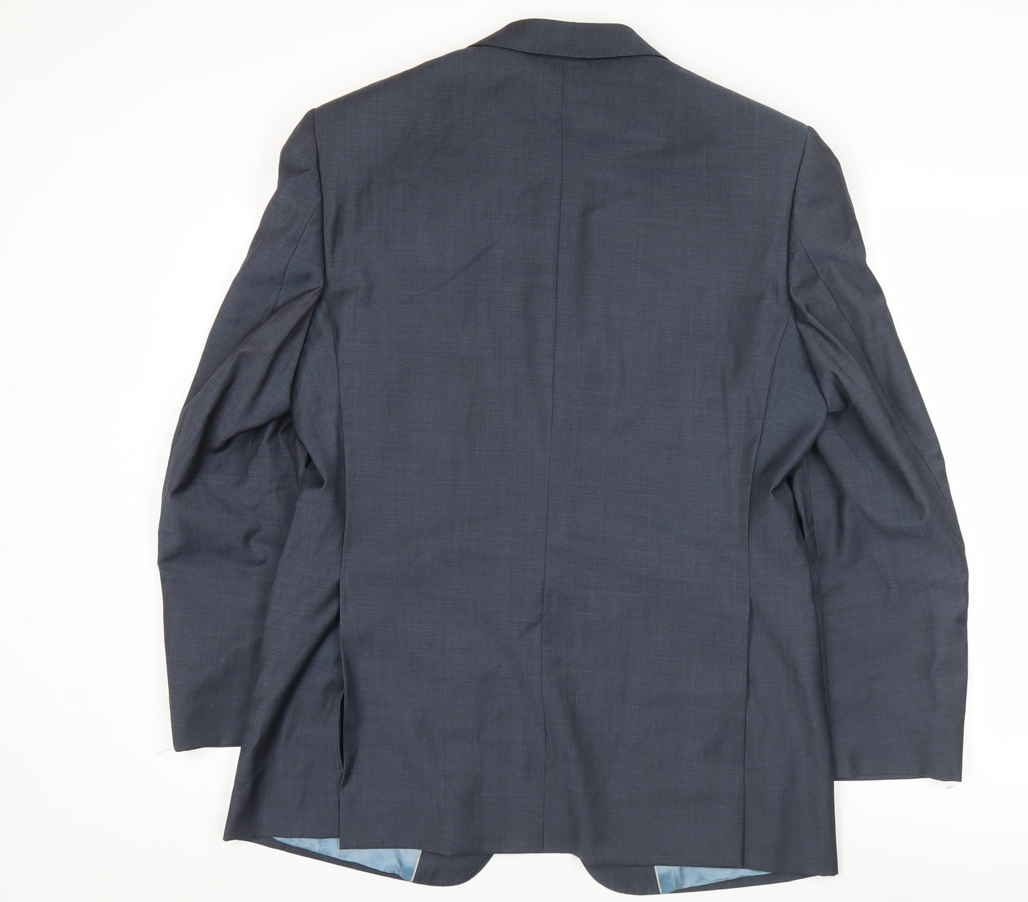 Marks & Spencer Men’s Blue Wool Blazer Jacket 40 Chest Medium