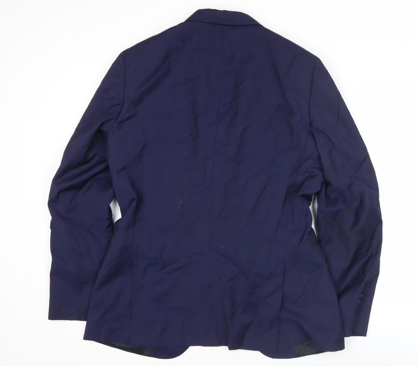 Reiss Men’s Blue Wool Slim Fit Blazer Jacket 40 Chest