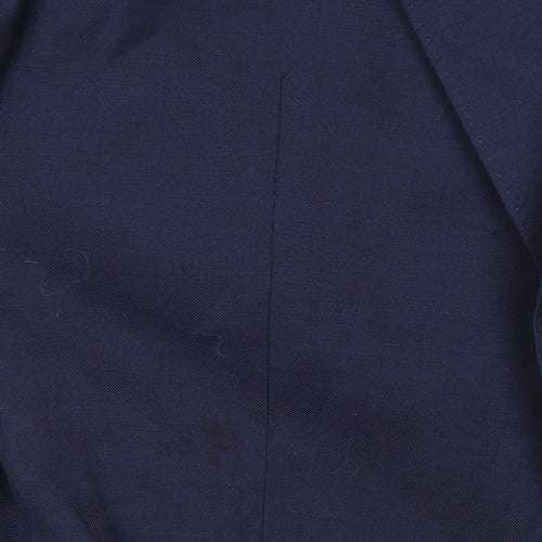 Reiss Men’s Blue Wool Slim Fit Blazer Jacket 40 Chest