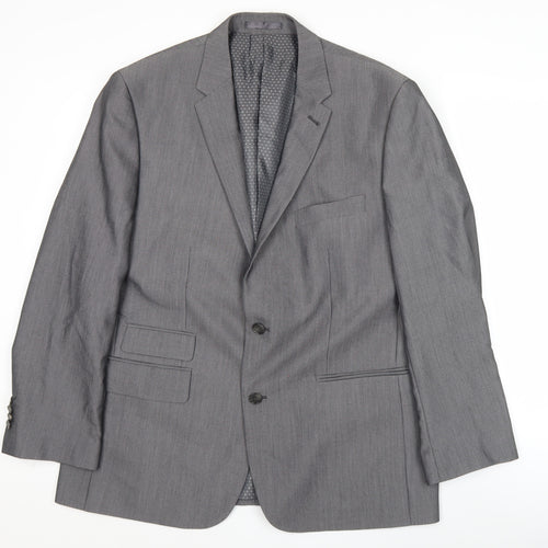 Aspen & Court Men’s Grey Blazer Jacket 44 Chest Classic Formal