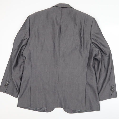 Aspen & Court Men’s Grey Blazer Jacket 44 Chest Classic Formal