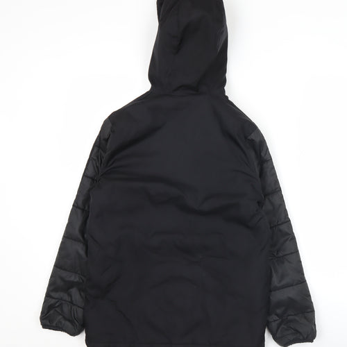 Adidas Boys Black 9-10Y Hooded Puffer Jacket Cork City FC Zip Coat