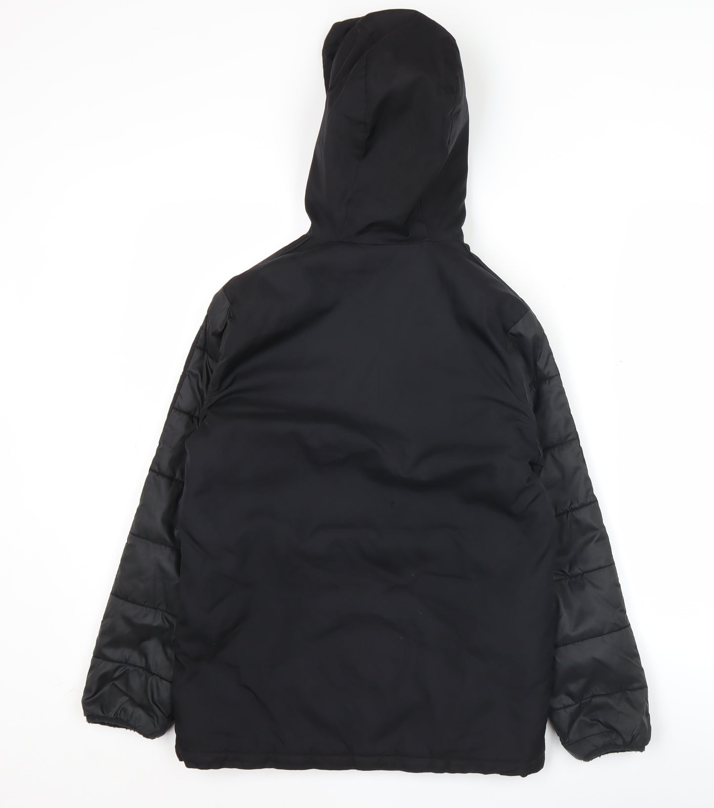 Adidas Boys Black 9-10Y Hooded Puffer Jacket Cork City FC Zip Coat