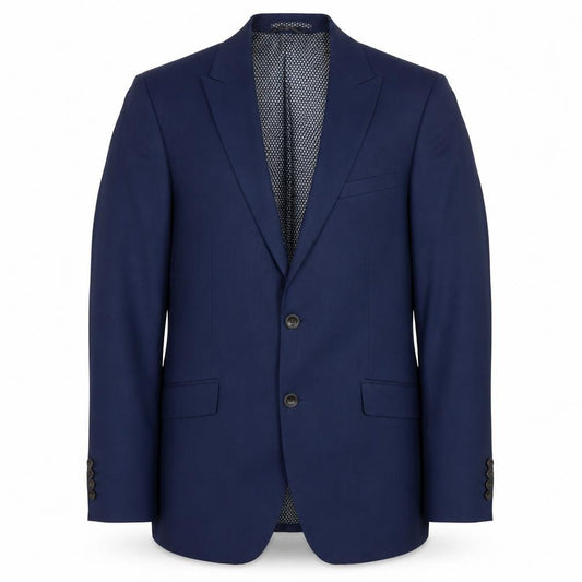 Marks and Spencer Men's Blue 38 Chest Regular Fit Suit Jacket