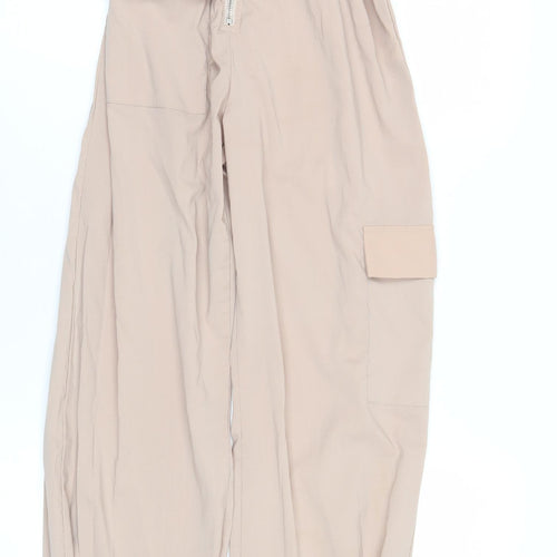 NAANAA Women’s Beige Strapless Belted Jumpsuit UK 6 Slim Fit