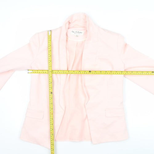 Miss Selfridge Womens Pink Blazer Size 10 Regular Fit Workwear Jacket