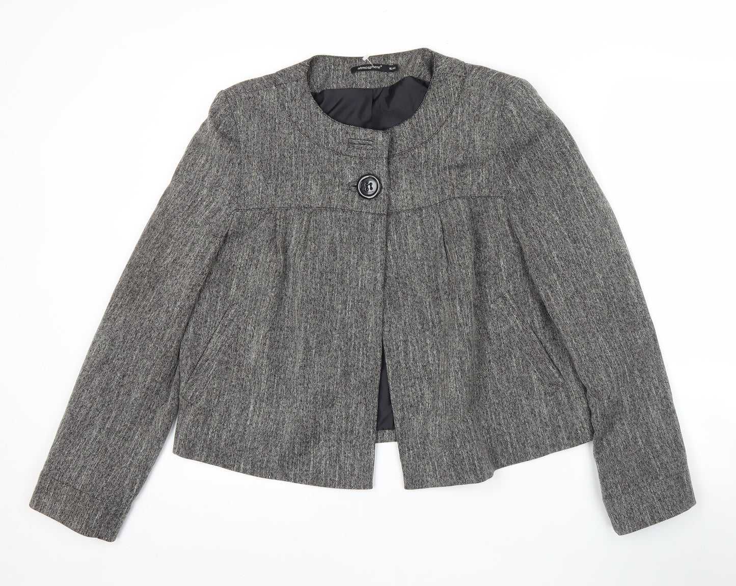 Atmosphere Womens Grey Jacket Size 16 Business Workwear Classic