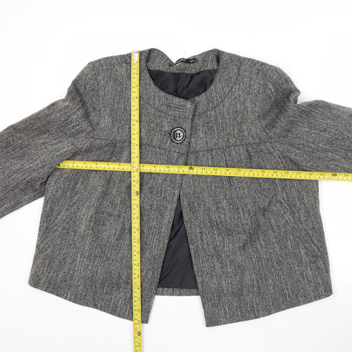 Atmosphere Womens Grey Jacket Size 16 Business Workwear Classic