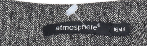 Atmosphere Womens Grey Jacket Size 16 Business Workwear Classic