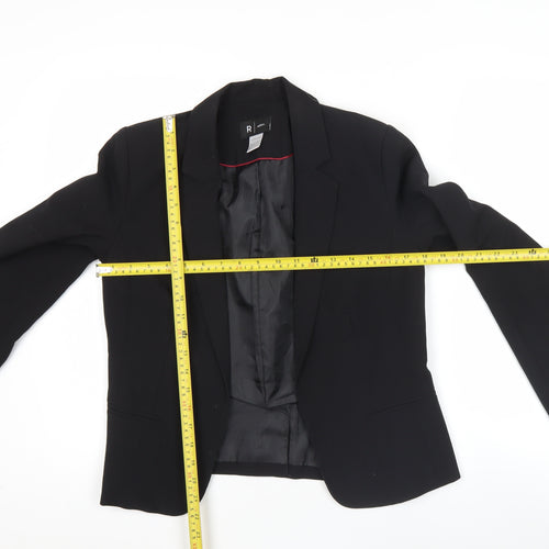 La Redoute Women’s Black Blazer UK 8 Single-Breasted Jacket