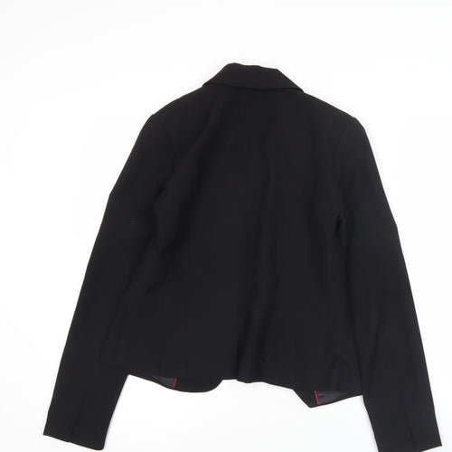 La Redoute Women’s Black Blazer UK 8 Single-Breasted Jacket
