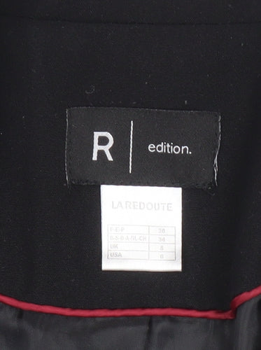 La Redoute Women’s Black Blazer UK 8 Single-Breasted Jacket
