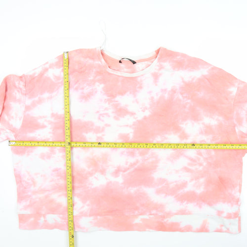 Dunnes Women’s Pink Tie-Dye Sweatshirt XXL Cotton Blend