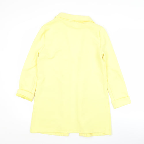 Amisu Women’s Yellow Mid-Length Blazer Jacket Size 12