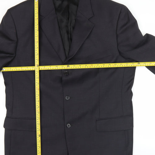 Pierre Cardin Mens Grey Wool Blazer Jacket 44 Regular Classic