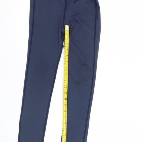 Precision Womens Blue XS Compression Leggings Slim Fit