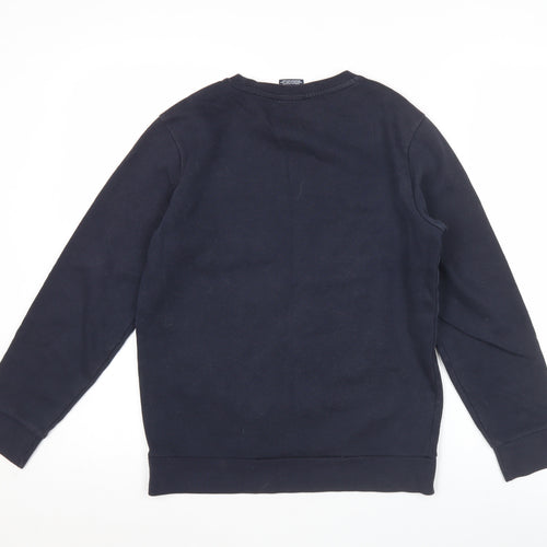Champion Boys Black Sweatshirt 11-12 Years Logo Pullover Crew Neck