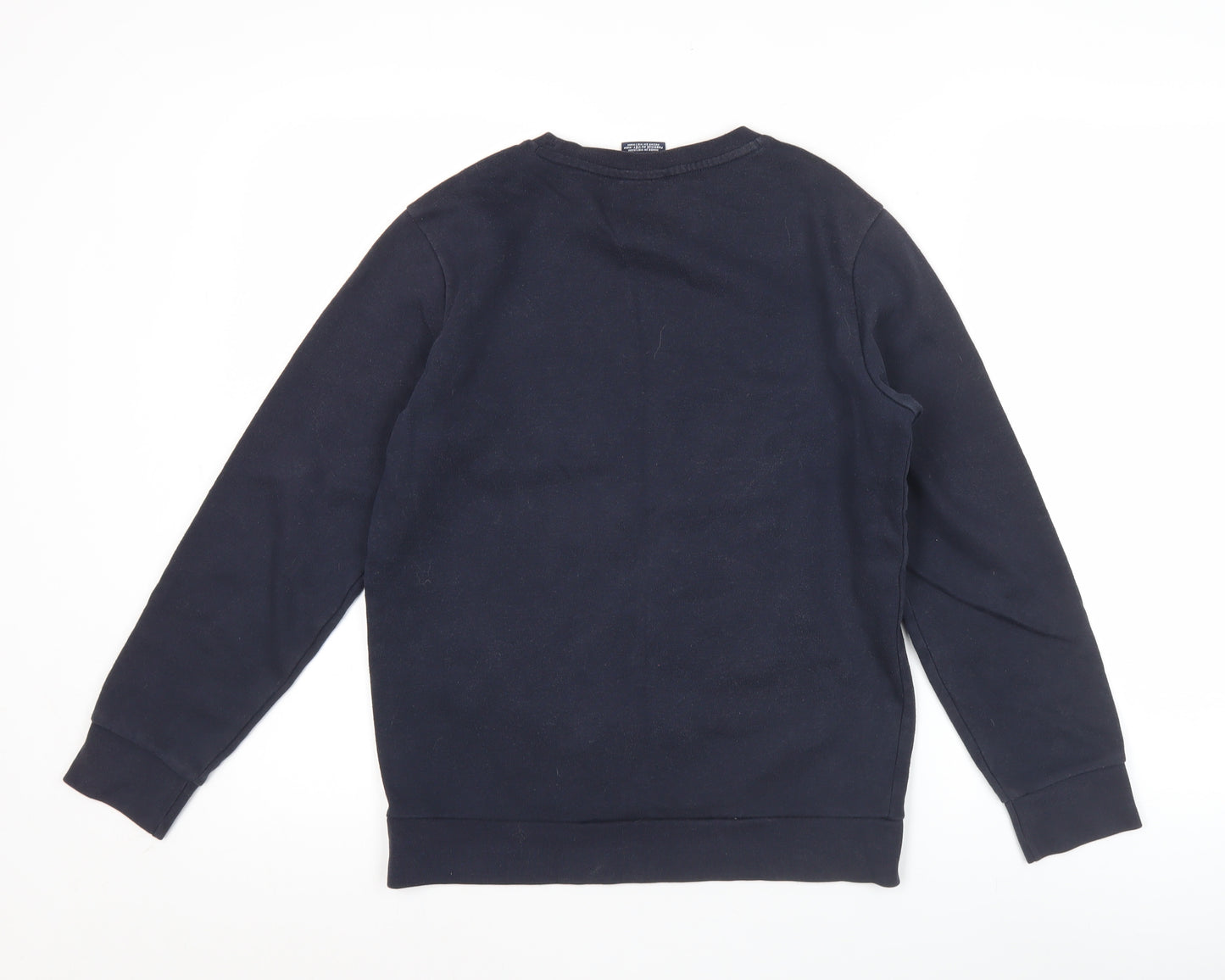 Champion Boys Black Sweatshirt 11-12 Years Logo Pullover Crew Neck