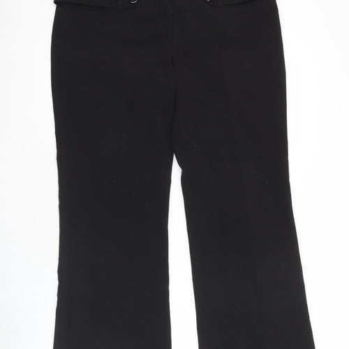 Terminal One Women’s Black Size 14 Straight Leg Trousers