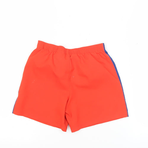 Nike Boys Red Football Shorts Size L Athletic Polyester Activewear