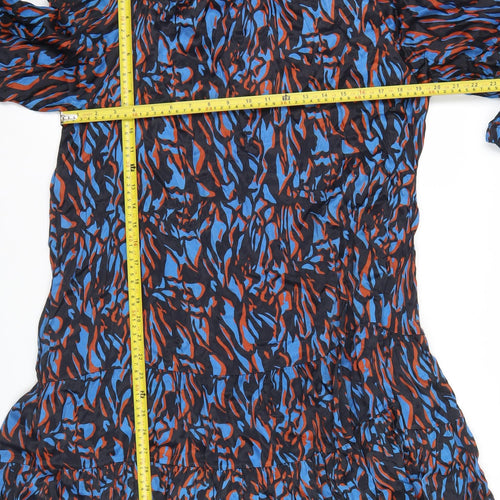 Gallery Women’s Multicoloured Viscose Midi Dress Size 16 A-Line
