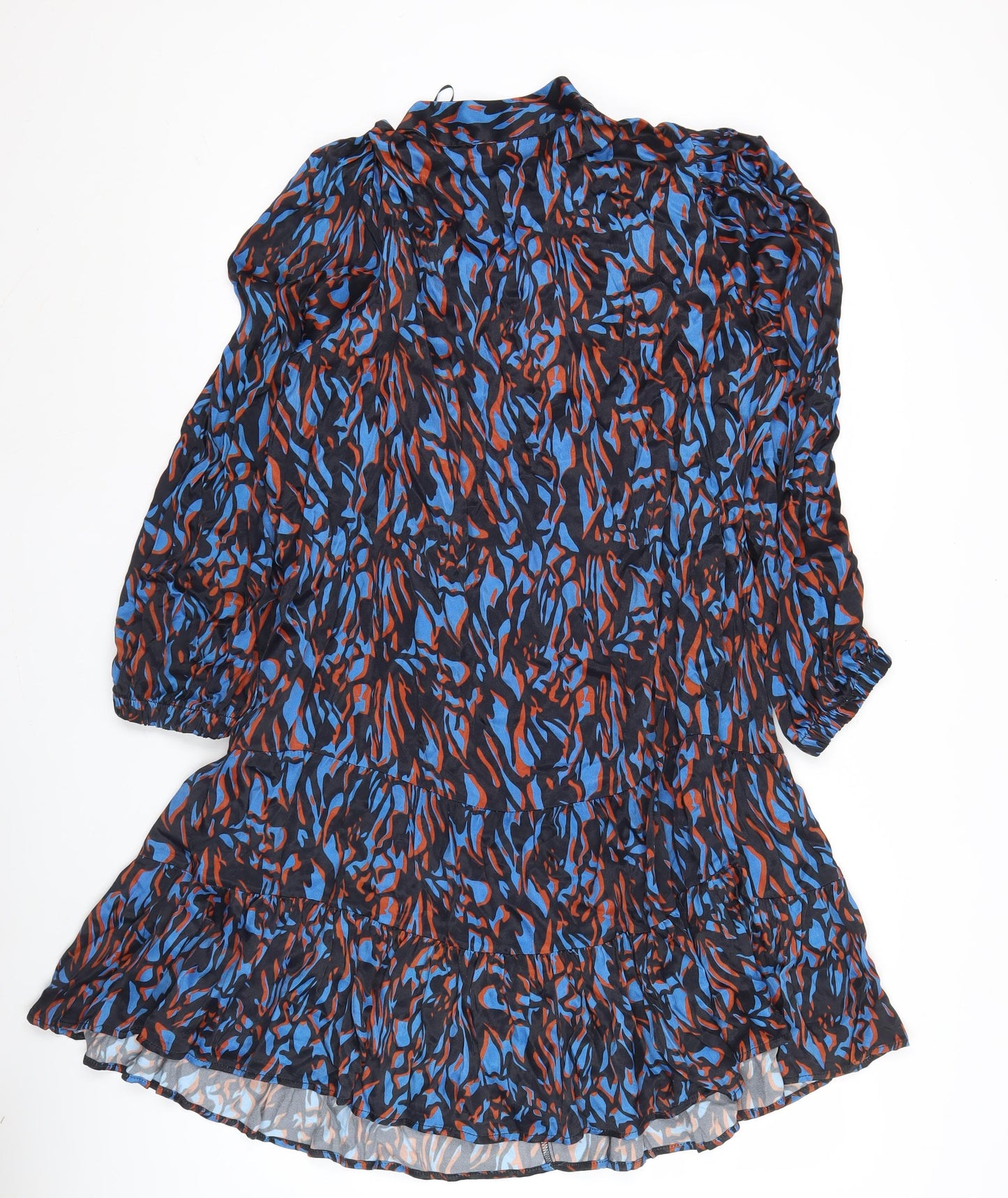 Gallery Women’s Multicoloured Viscose Midi Dress Size 16 A-Line